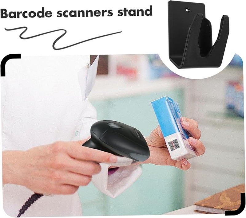Universal Handheld Barcode Scanner Stand Holder with Stable Base for Easy Installation - Image 2